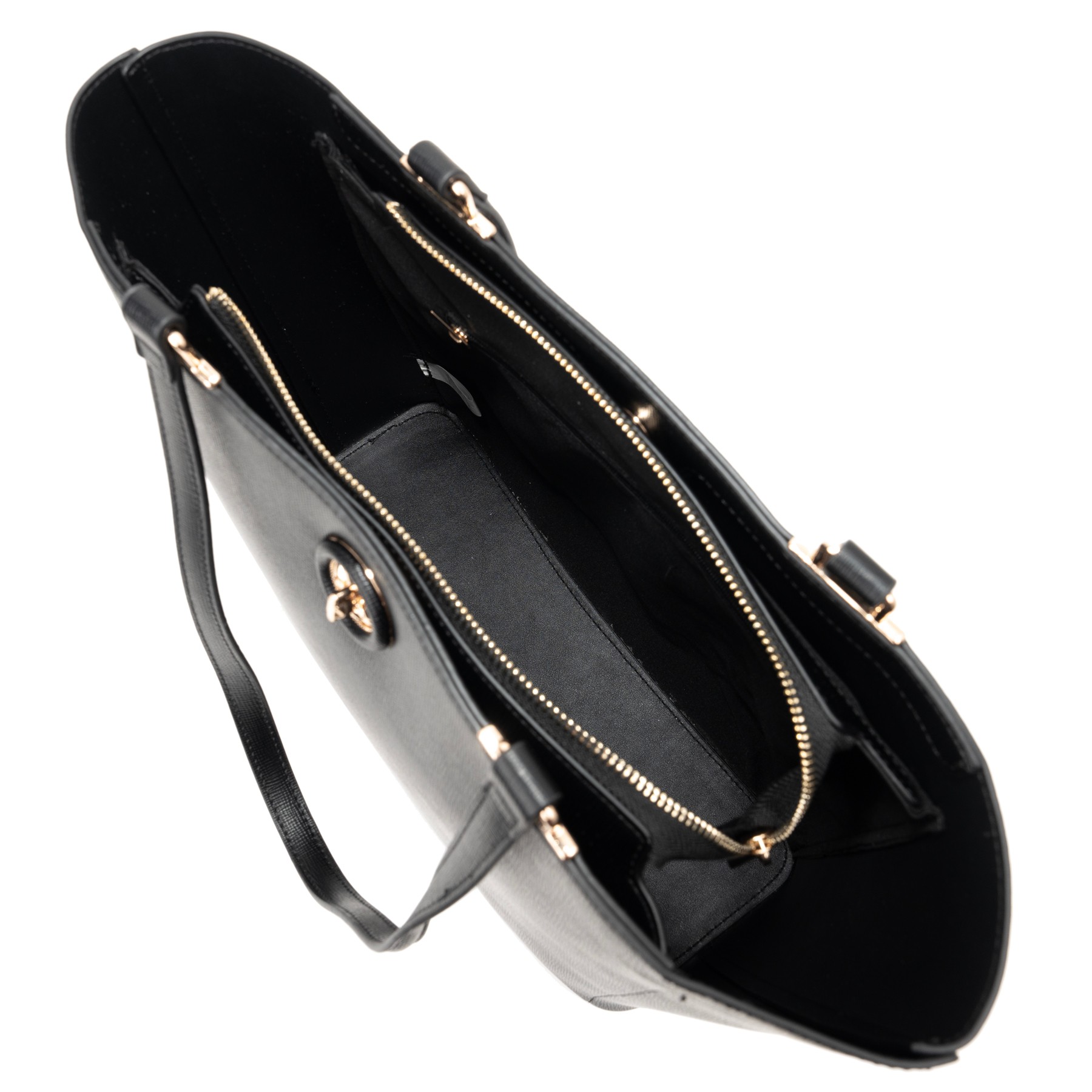 JULICE Pirkinių krepšys moterims, Juoda, Tote bag 3