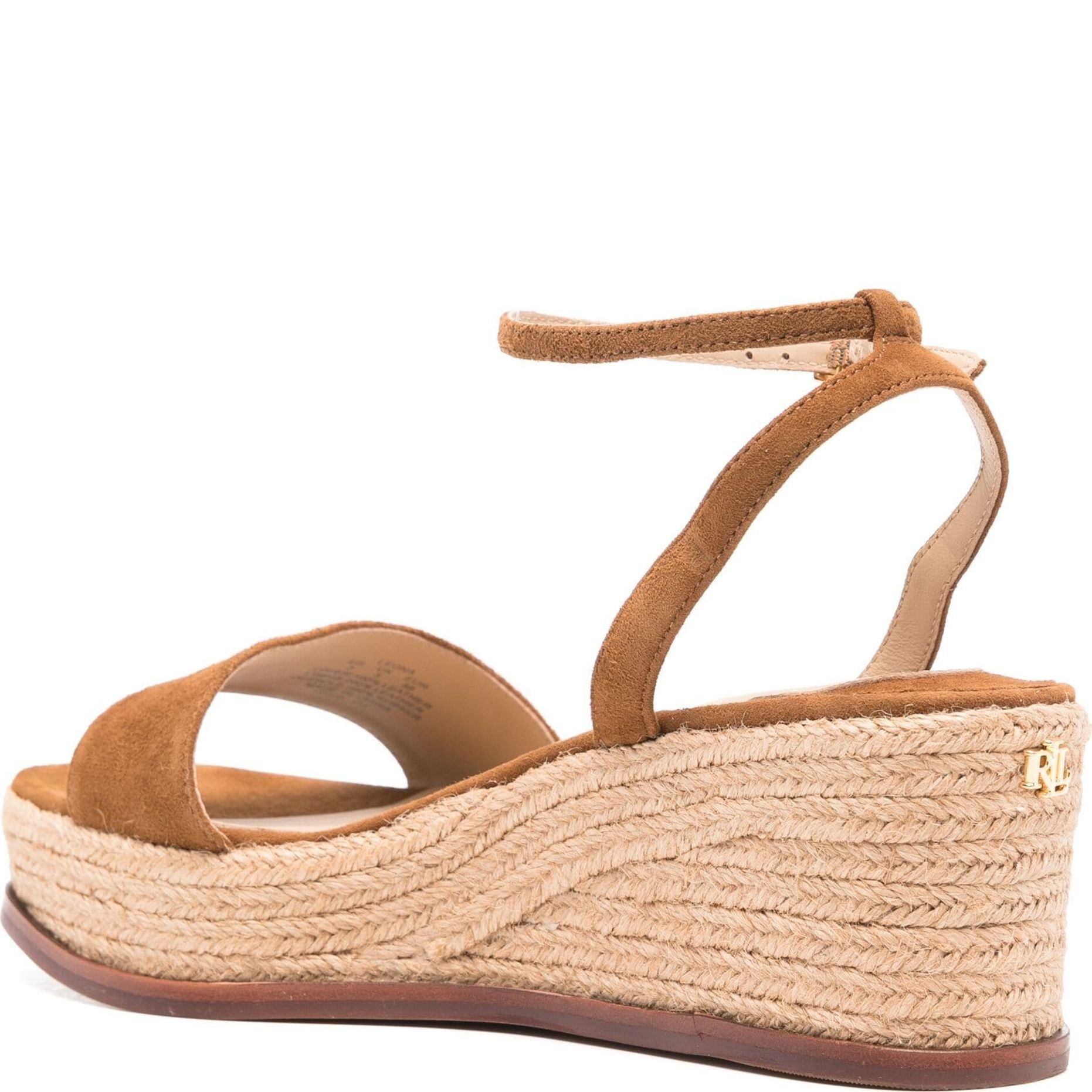 LAUREN RALPH LAUREN Basutės moterims, Ruda, Leona sandals 3