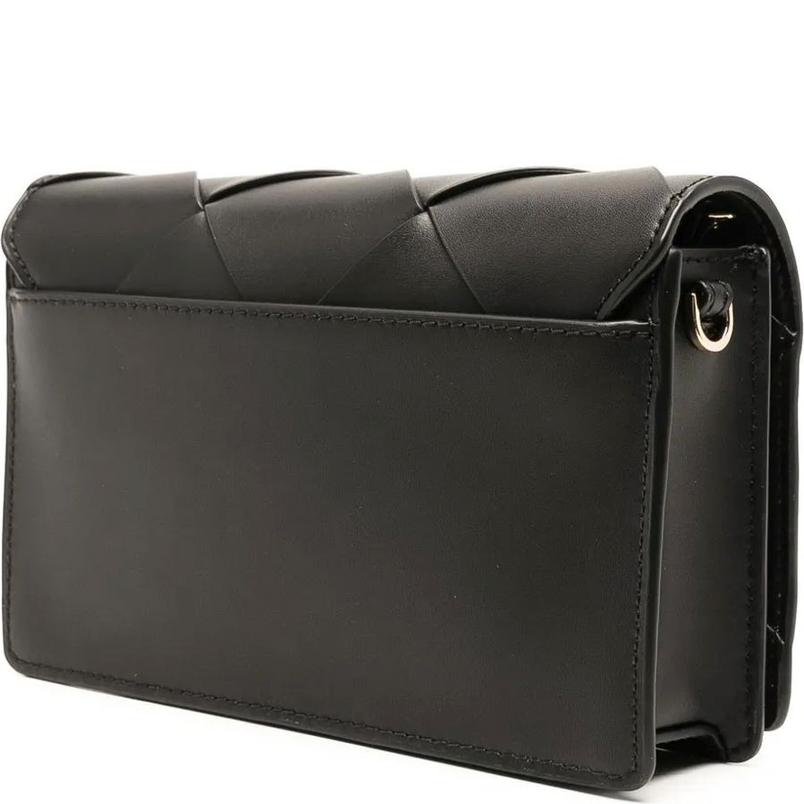 MICHAEL KORS Rankinė per petį moterims, Juoda, Md flap crossbody 2