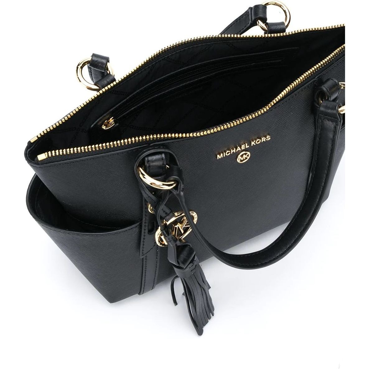 MICHAEL KORS Pirkinių krepšys moterims, Juoda, SM conv top-zip tote 4