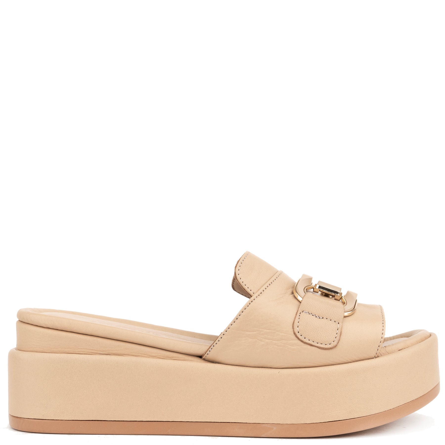 SERGIO MORETTI Klumpės moterims, Smėlio, Slippers 2