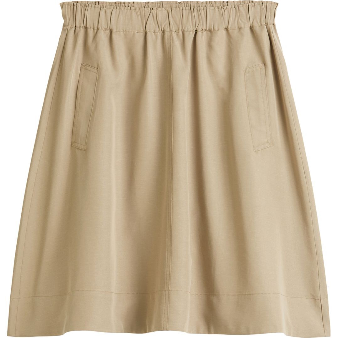 MARC O'POLO Midi sijonas moterims, Smėlio, Midi skirt 503084020167 1