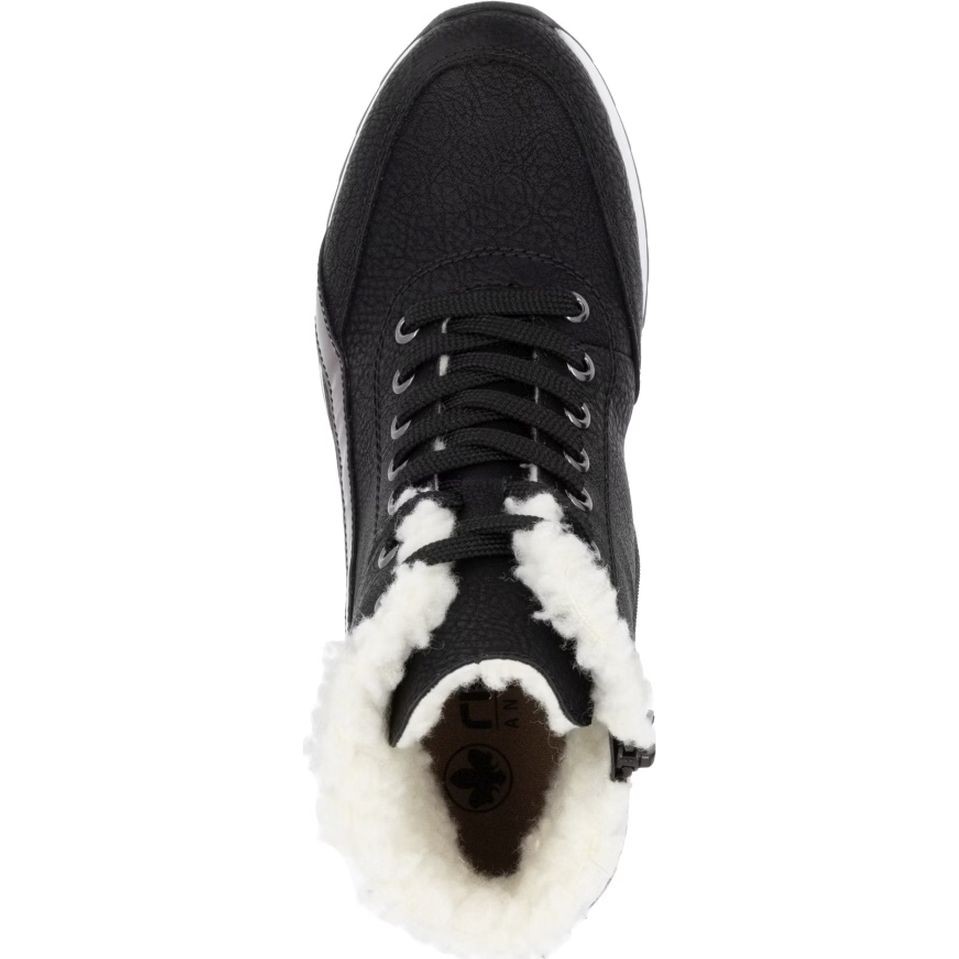 RIEKER Aulinukai moterims, Juoda, Ladies mid height boots 7