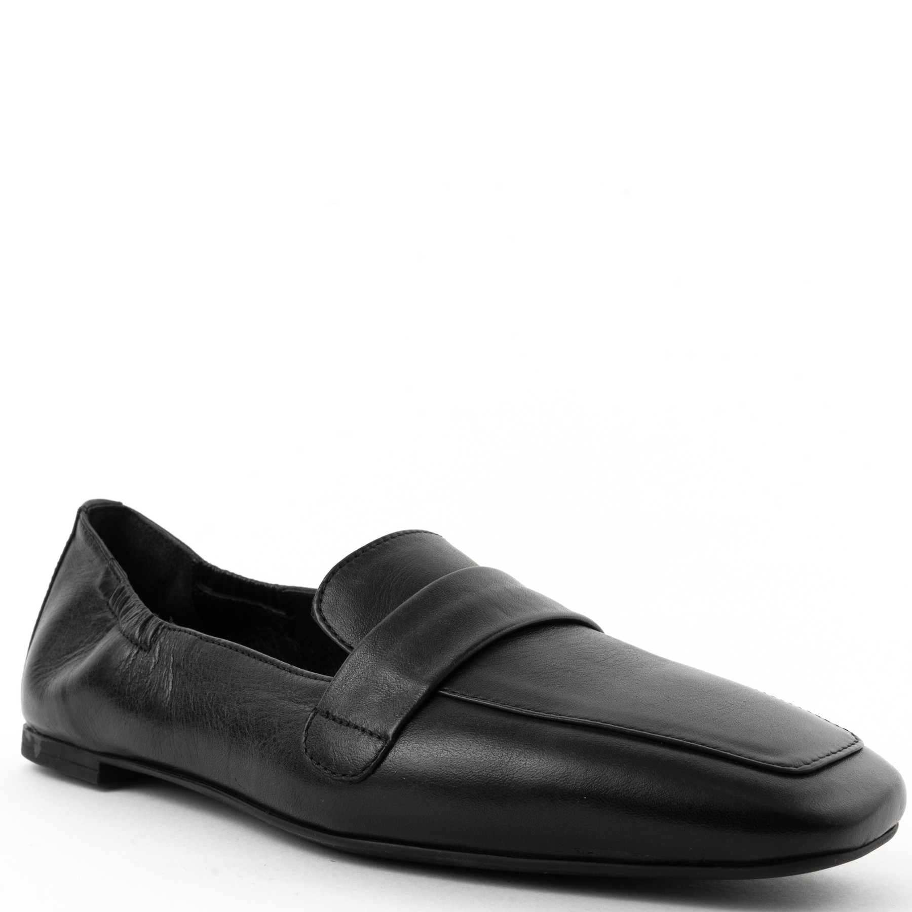 SERGIO MORETTI Mokasinai moterims, Juoda, Mocasins 1