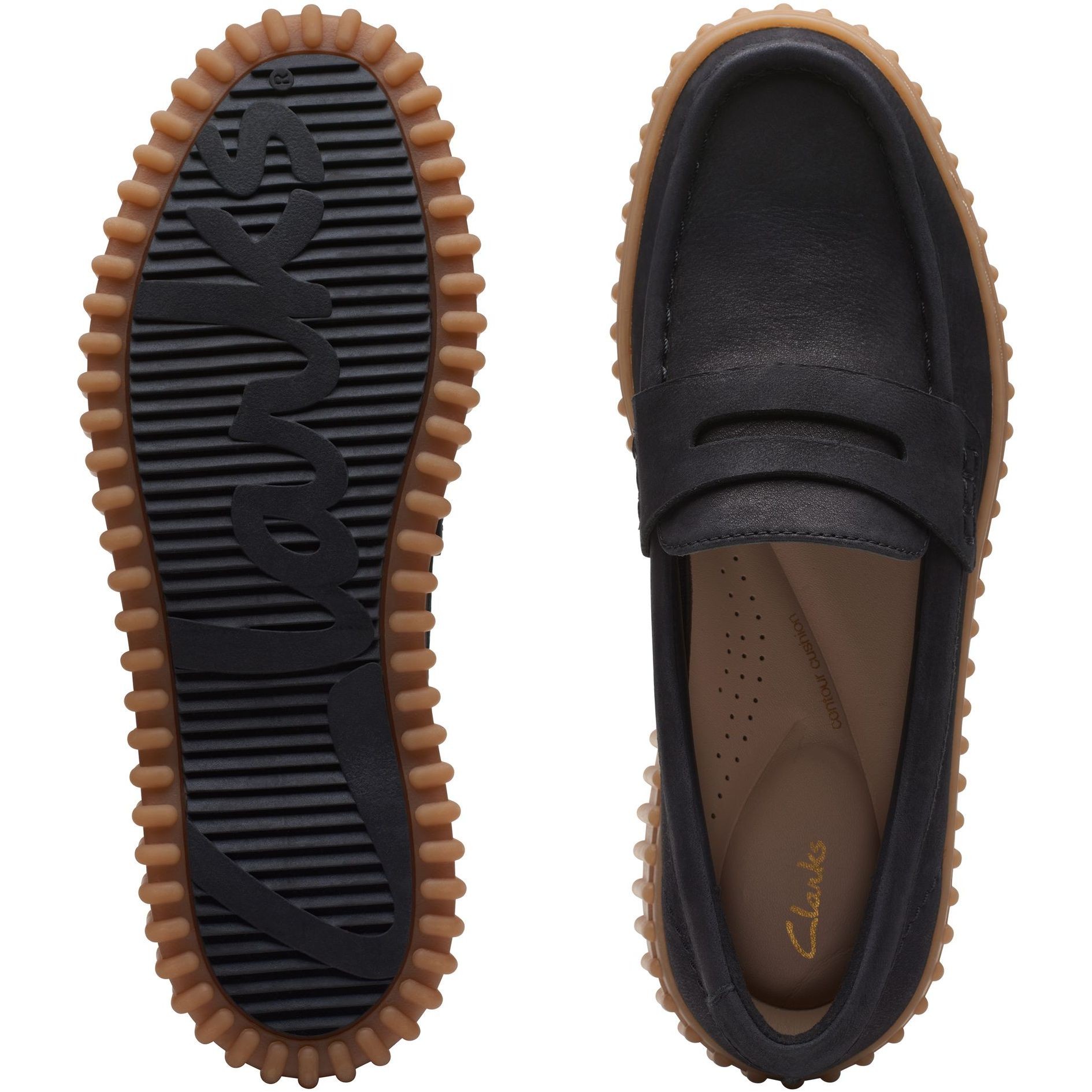 CLARKS Loaferiai moterims, Juoda, Torhill Penny Loafers 6