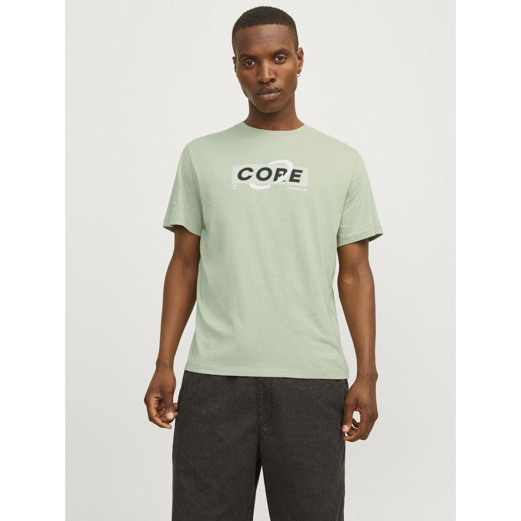 JACK & JONES Marškinėliai vyrams, Žalia, JCOSTAR TEE SS CREW 6