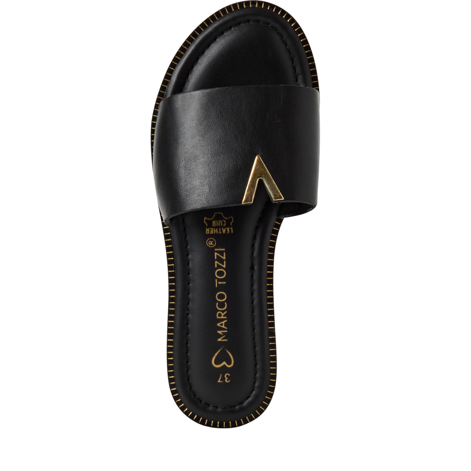 MARCO TOZZI Šlepetės moterims, Juoda, Slippers 5