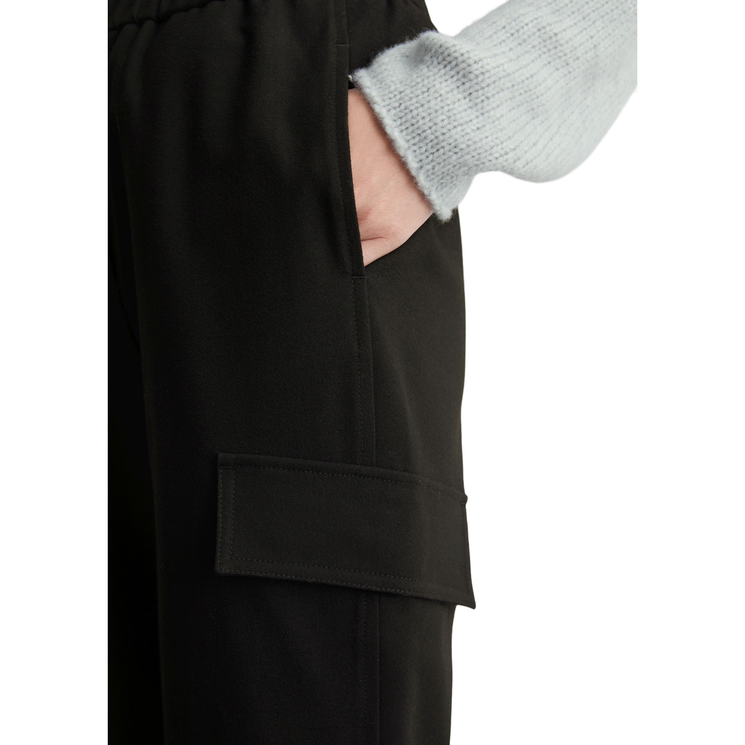 MARC O'POLO Kelnės moterims, Juoda, Pants 410015710477 4