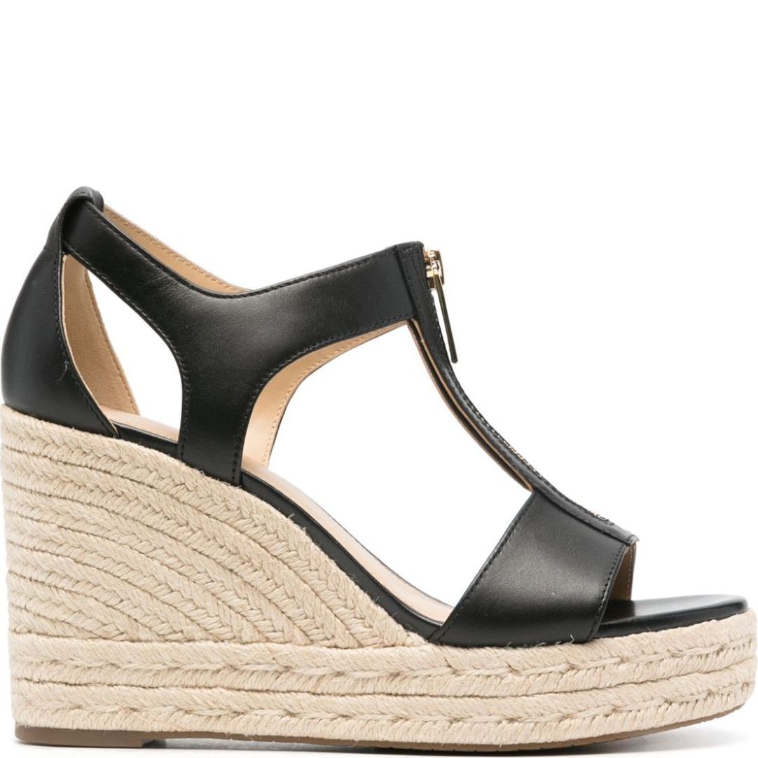 MICHAEL KORS Basutės moterims, Juoda, Berkley mid wedge 1