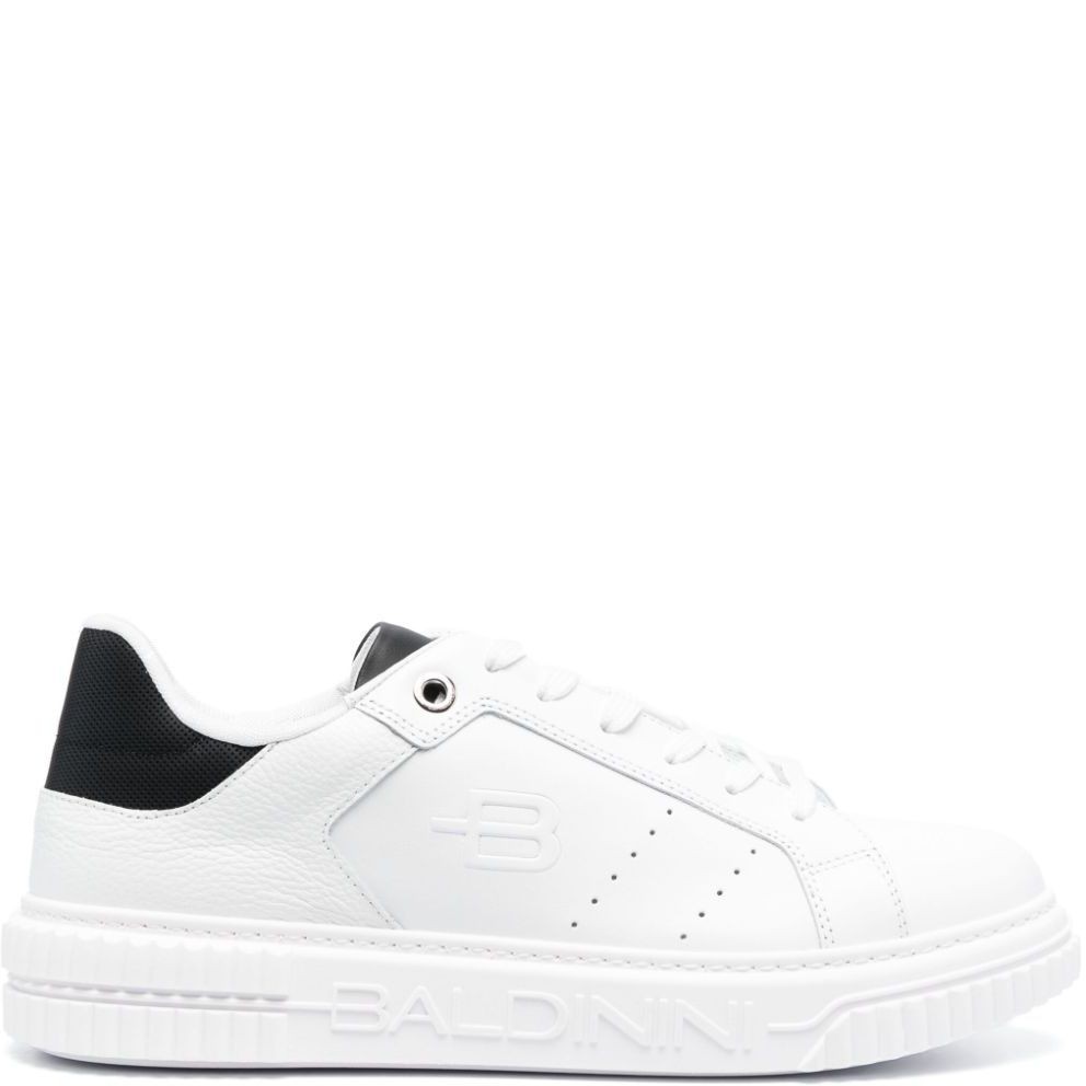 BALDININI Sportiniai bateliai vyrams, Balta, Low top man sneakers 1