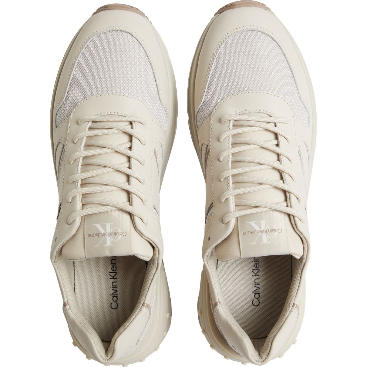 CALVIN KLEIN JEANS Sportiniai bateliai vyrams, Smėlio, CHUNKY RIBBON 3