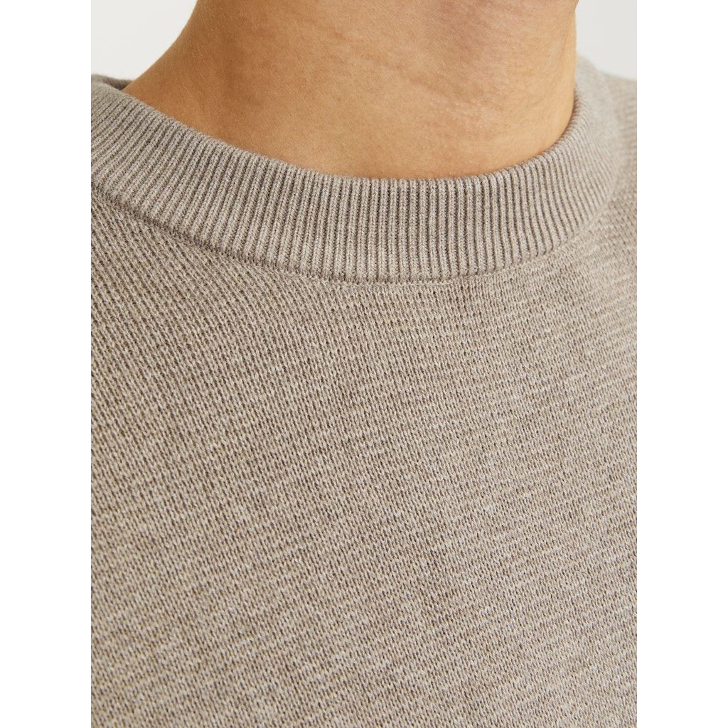 JACK & JONES Megztinis vyrams, Ruda, Milano stitch knit crew neck 7