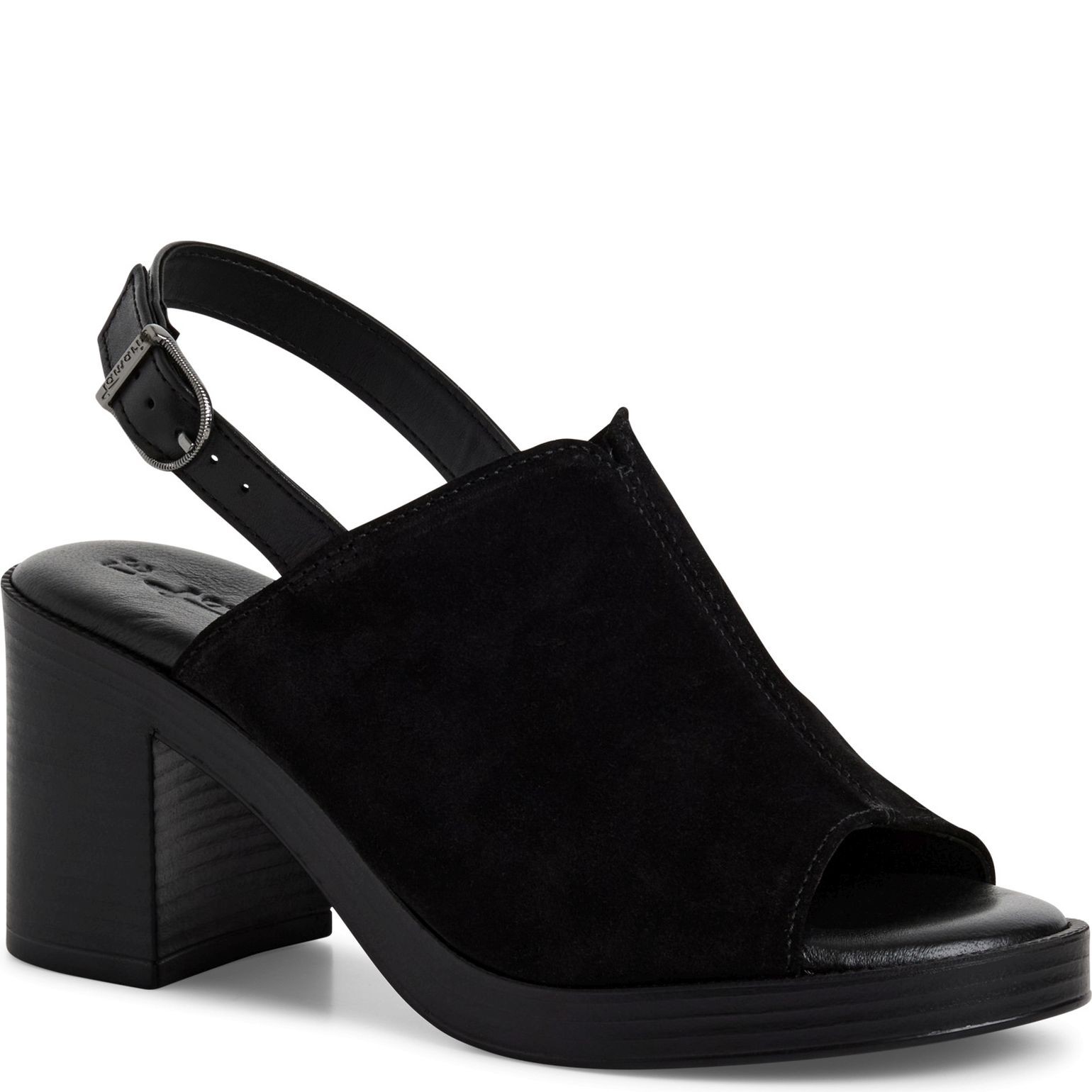 TAMARIS Basutės moterims, Juoda, Sandal heel 1