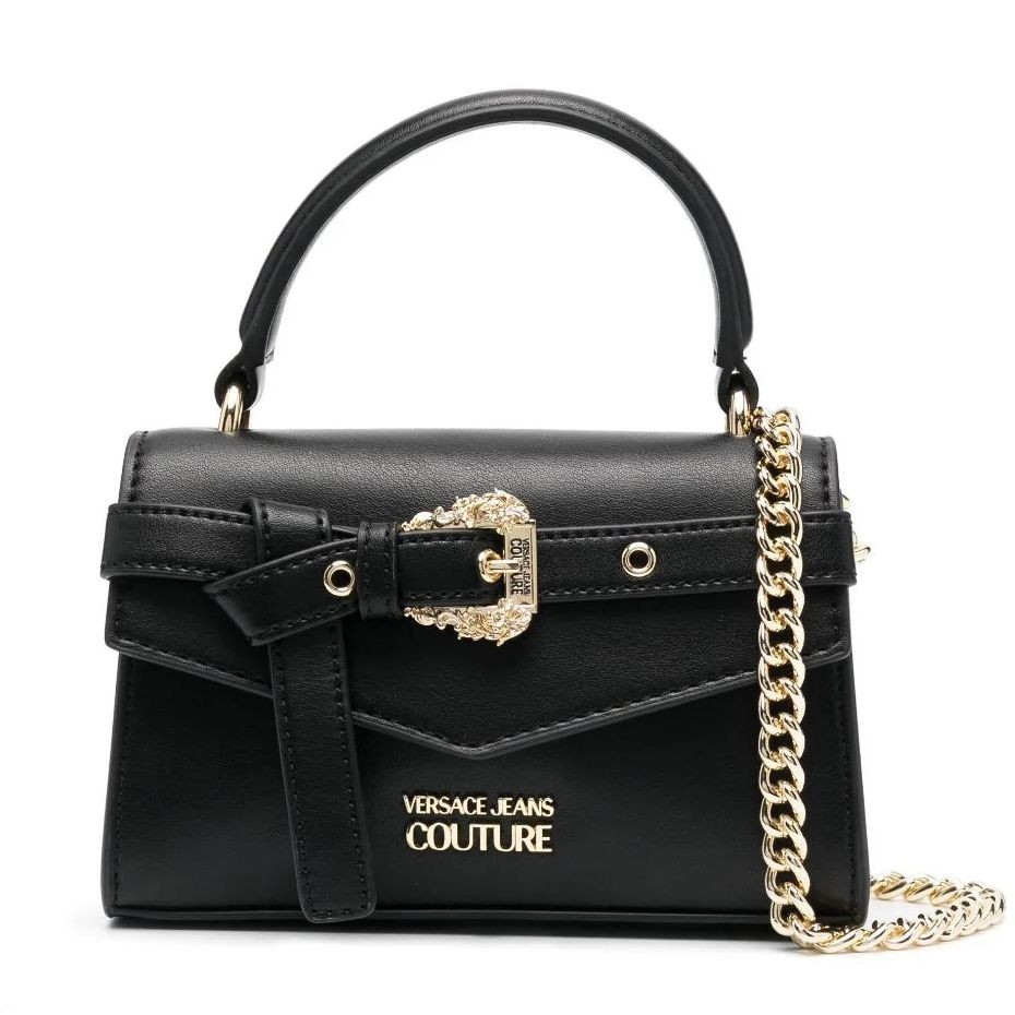 VERSACE JEANS CUTURE Rankinė per petį moterims, Juoda, Range f - special crossbody 1