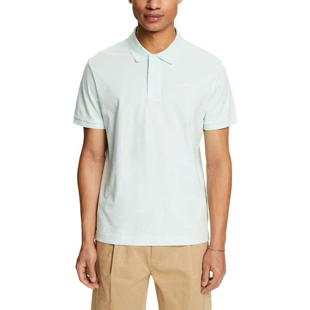 ESPRIT Polo marškiniai trumpos rank. vyrams, Žalia, OCS F Pig Polo short 2