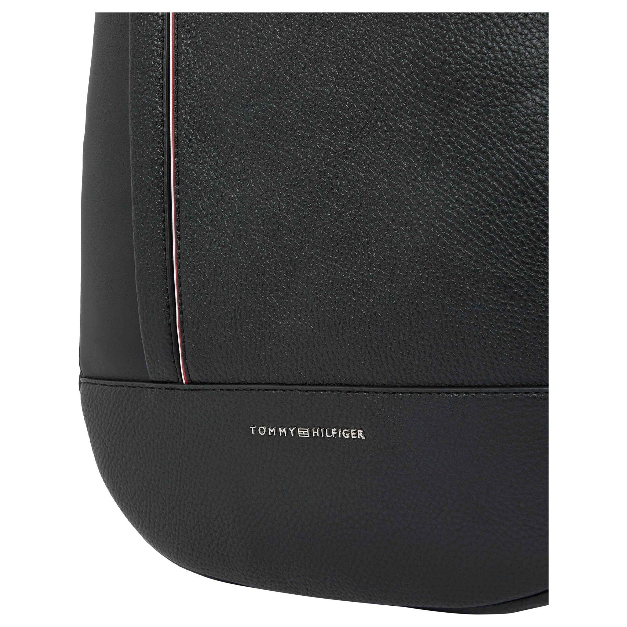 TOMMY HILFIGER Kuprinė vyrams, Juoda, TH central backpack 4