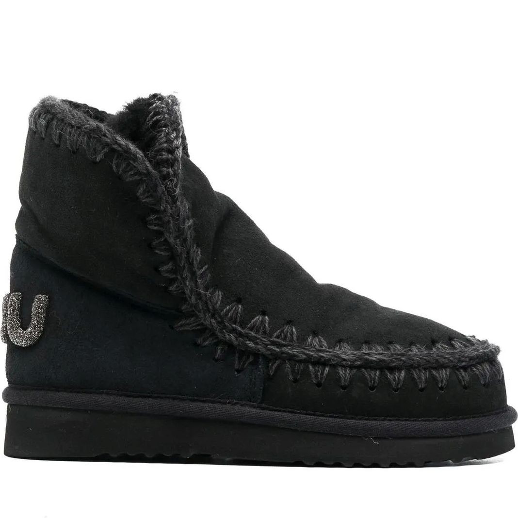 MOU Aulinukai moterims, Juoda, Eskimo 18 glitter logo 1