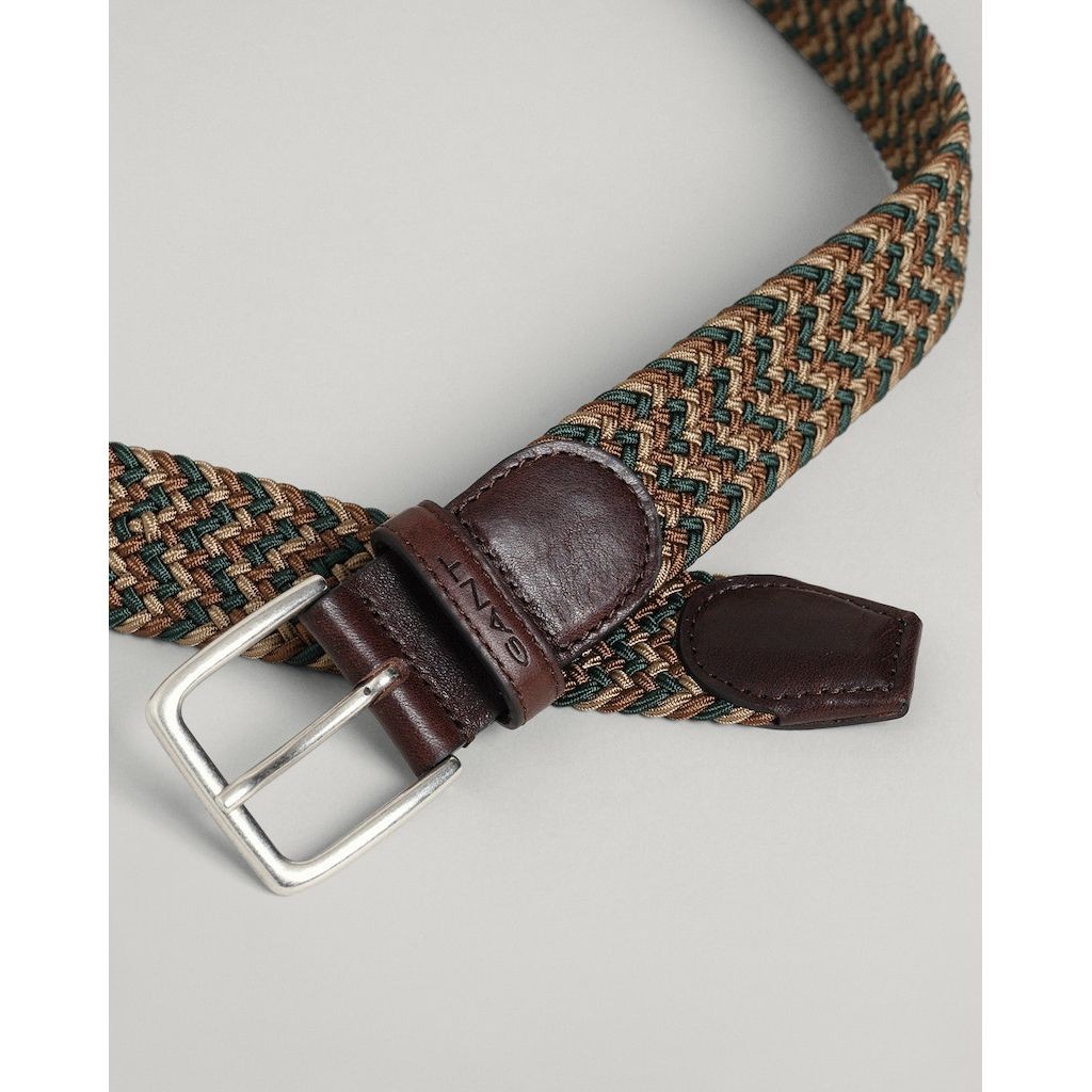 GANT Diržas vyrams, Ruda, D1PATTERNED ELASTIC BRAID BELT 2