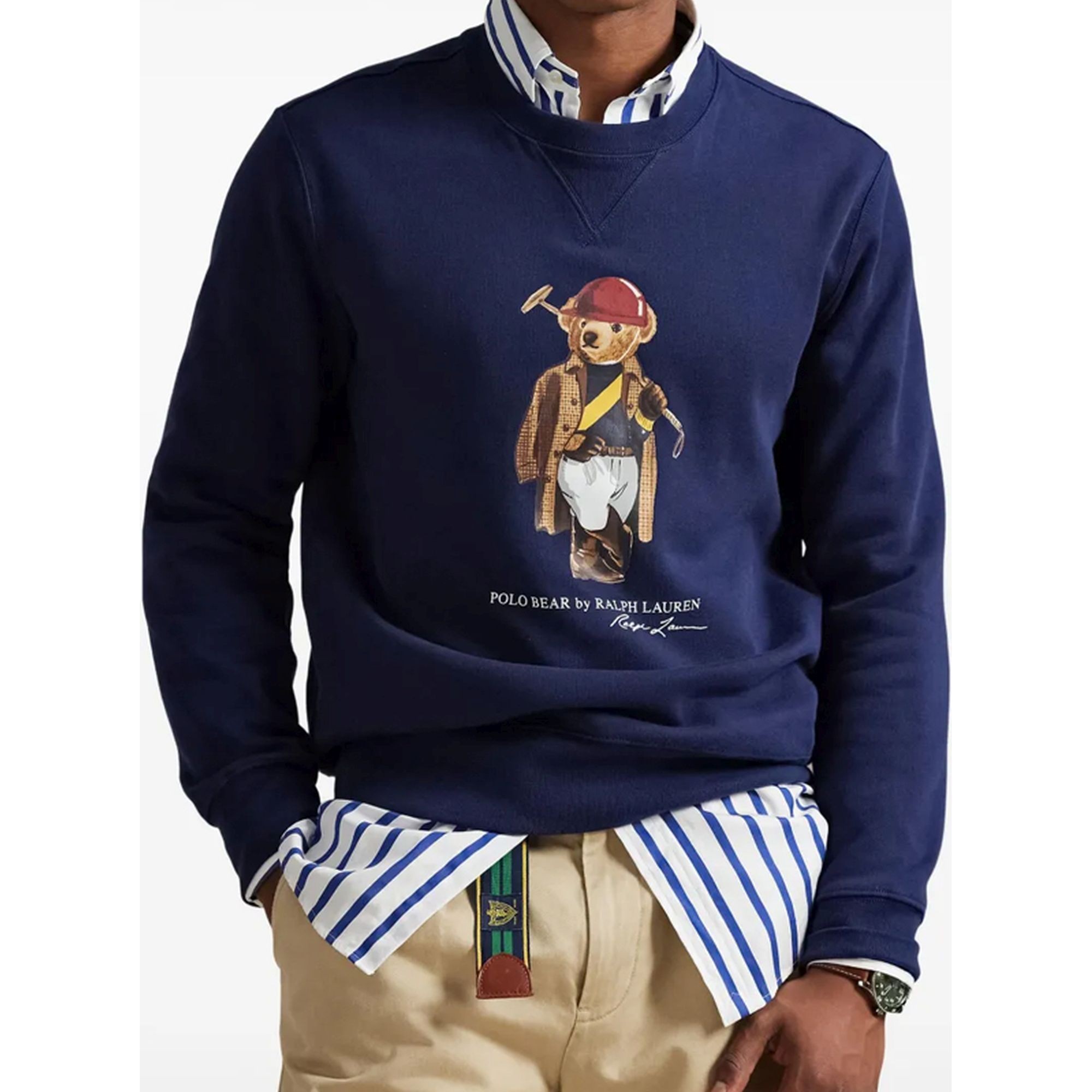 POLO RALPH LAUREN Sportinis nertinis vyrams, Mėlyna, Knit-sweatshirt 2