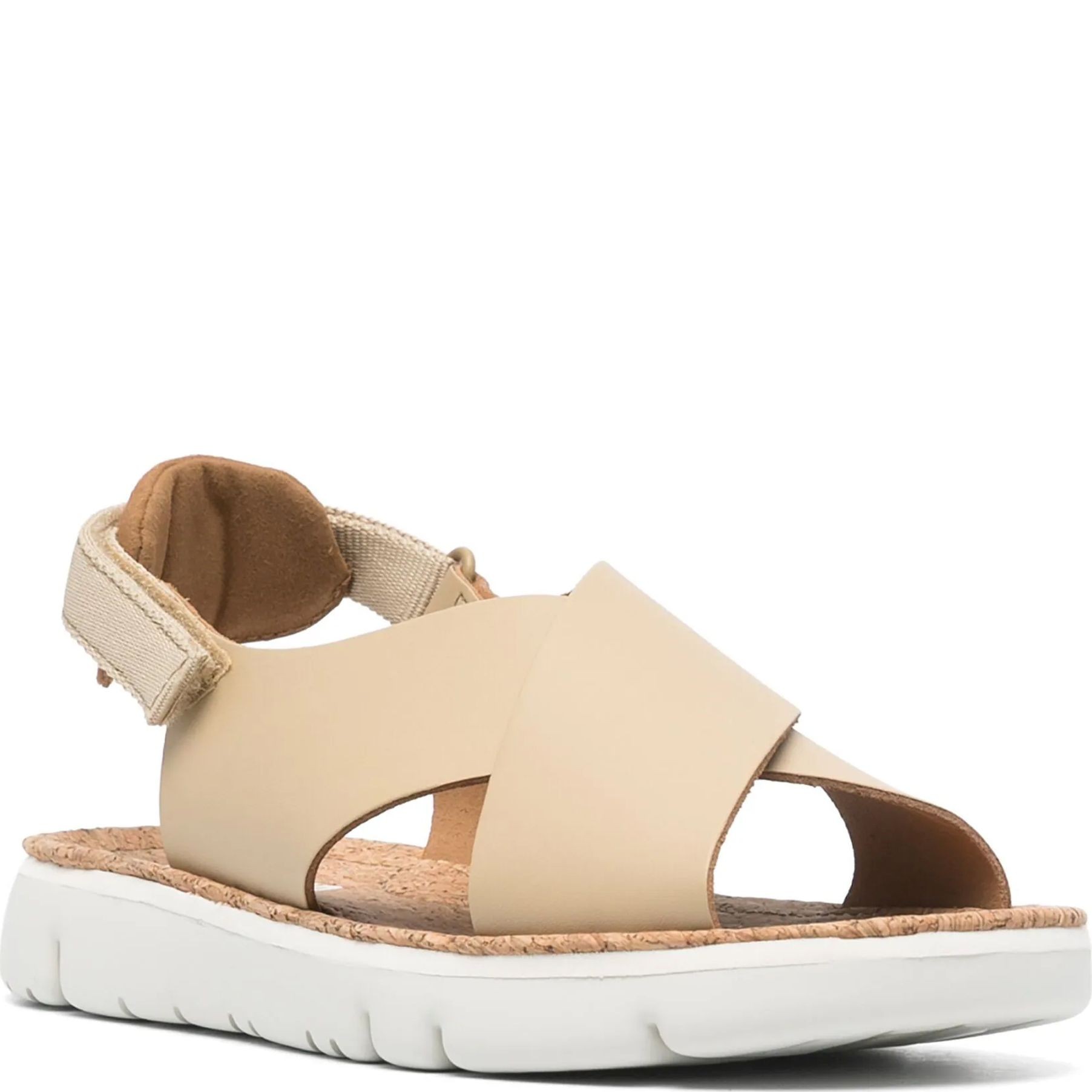 CAMPER Basutės moterims, Smėlio, Lasted sandals 1