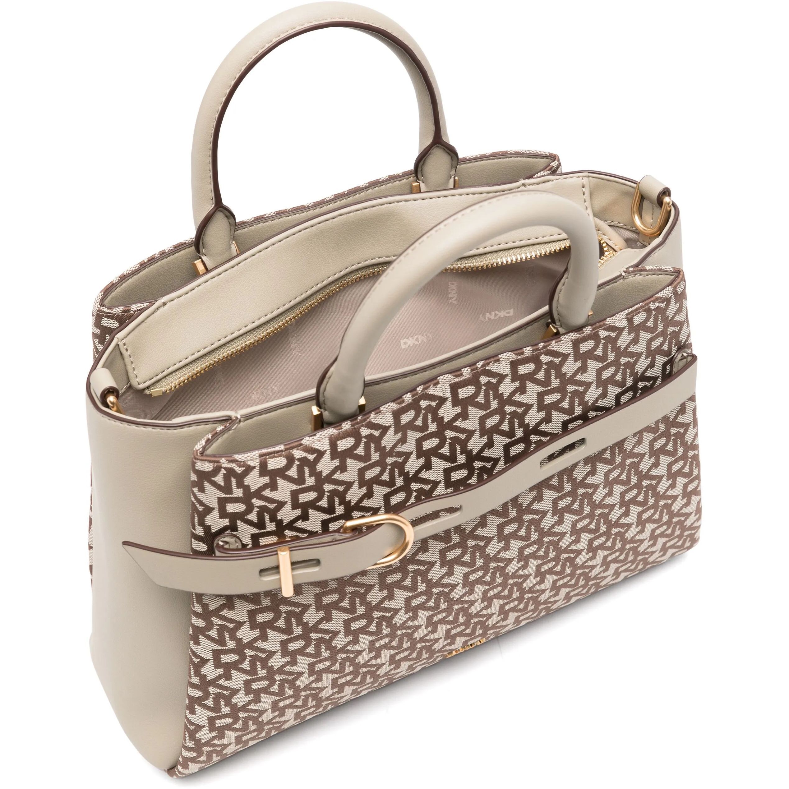 DKNY Pirkinių krepšys moterims, Ruda, Onyx satchel 4