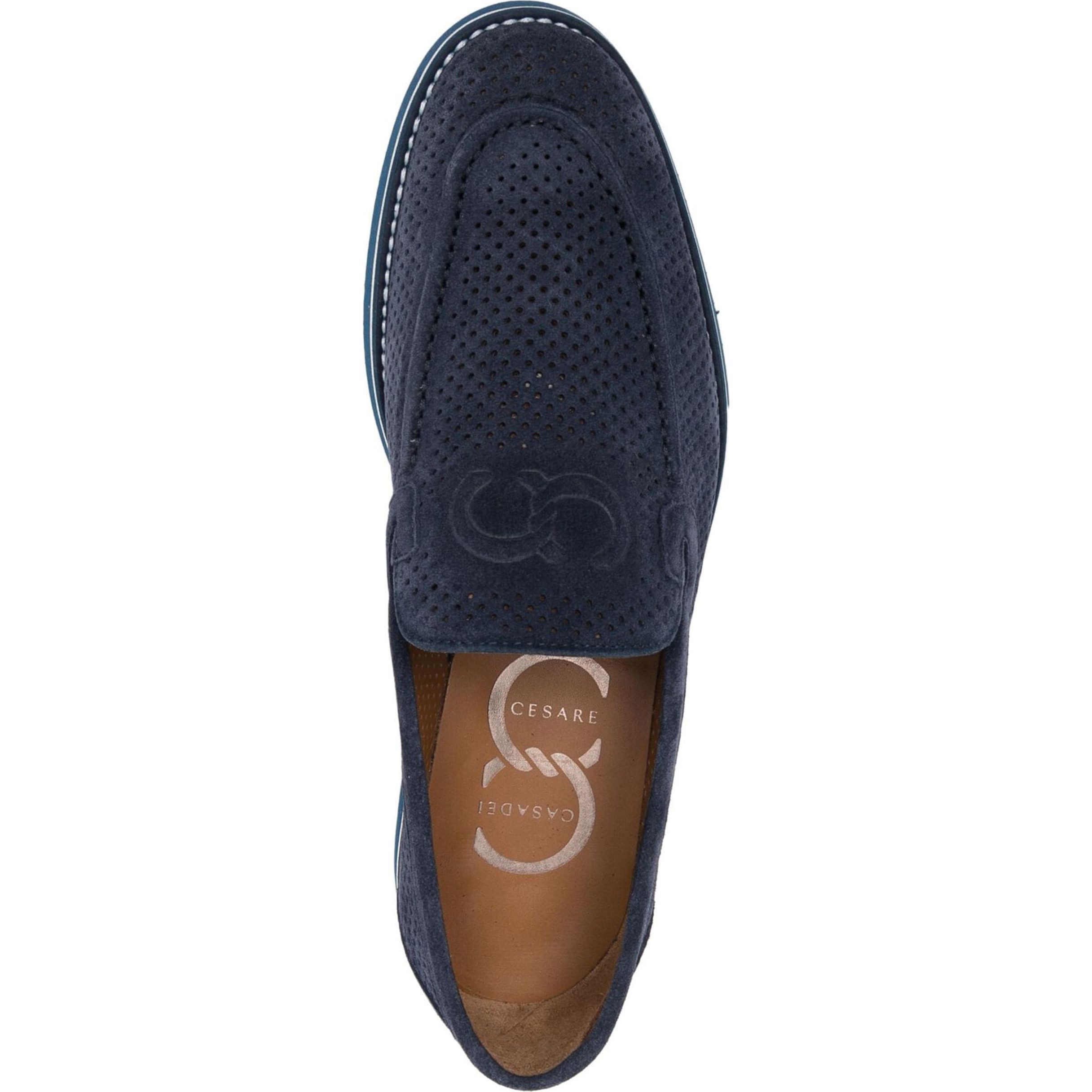 CESARE CASADEI Loaferiai vyrams, Mėlyna, Scarpa loafers 4
