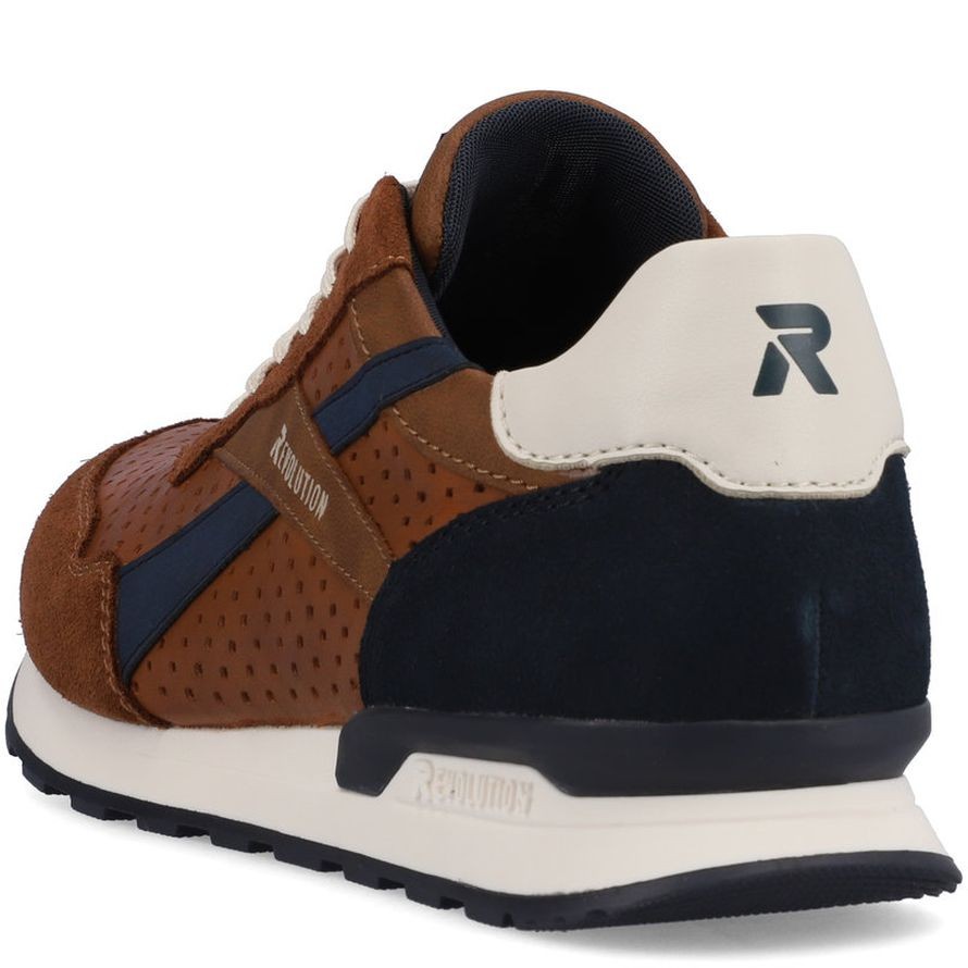 RIEKER Laisvalaikio bateliai vyrams, Ruda, LEISURE 5