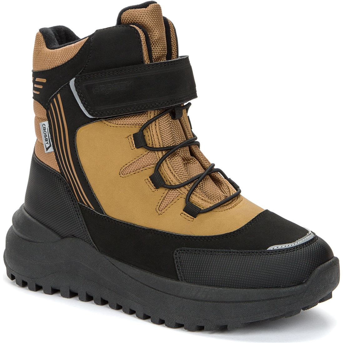 CROSBY Pašiltinti aulinukai berniukams, Camel, WARM BOOTS