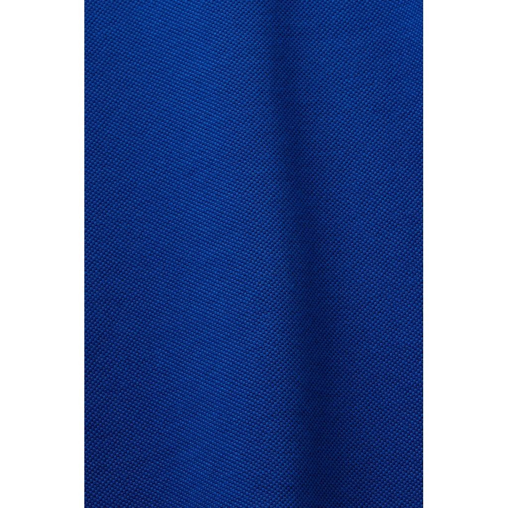 ESPRIT Polo marškiniai ilgos rank. vyrams, Mėlyna, Cotton Pique Polo Shirt 4
