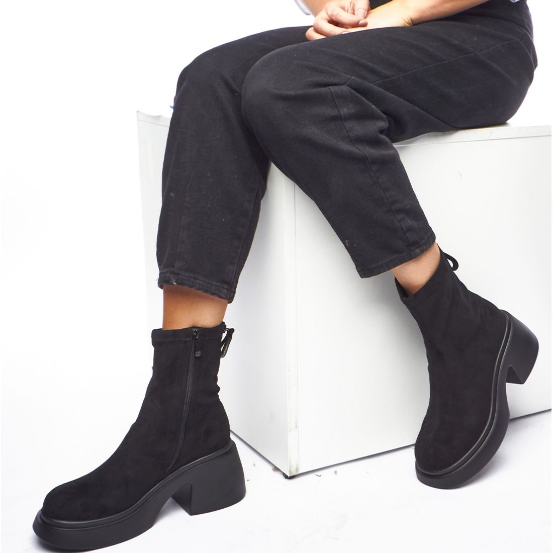 BETSY Aulinukai moterims, Juoda, Booties 4