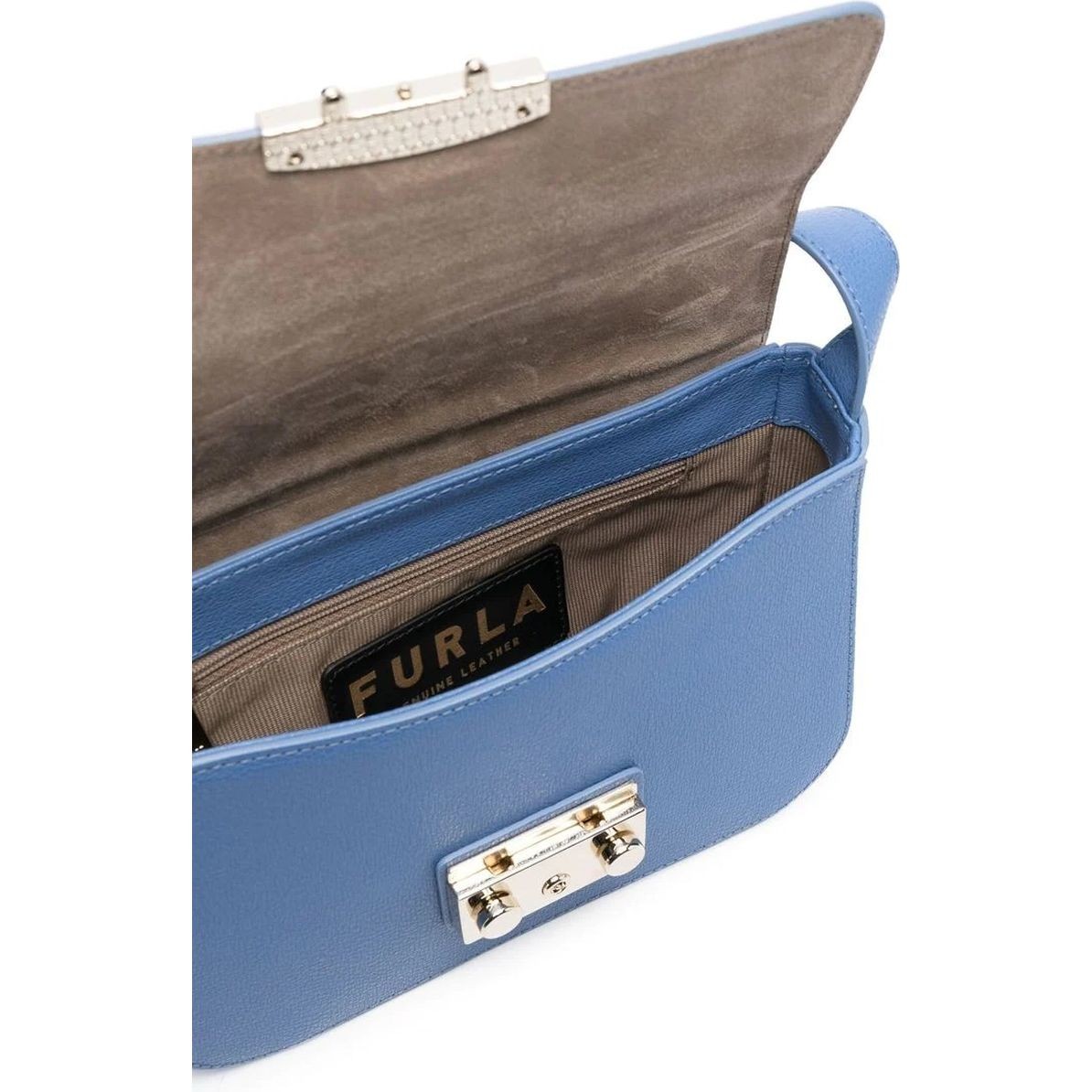 FURLA Rankinė per petį moterims, Mėlyna, Metropolis s shoulder bag 4