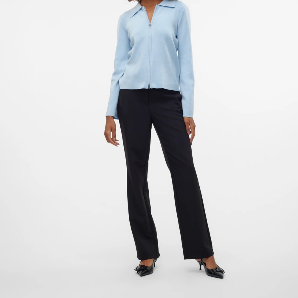 VERO MODA Formalios kelnės moterims, Juoda, Clair pant 5
