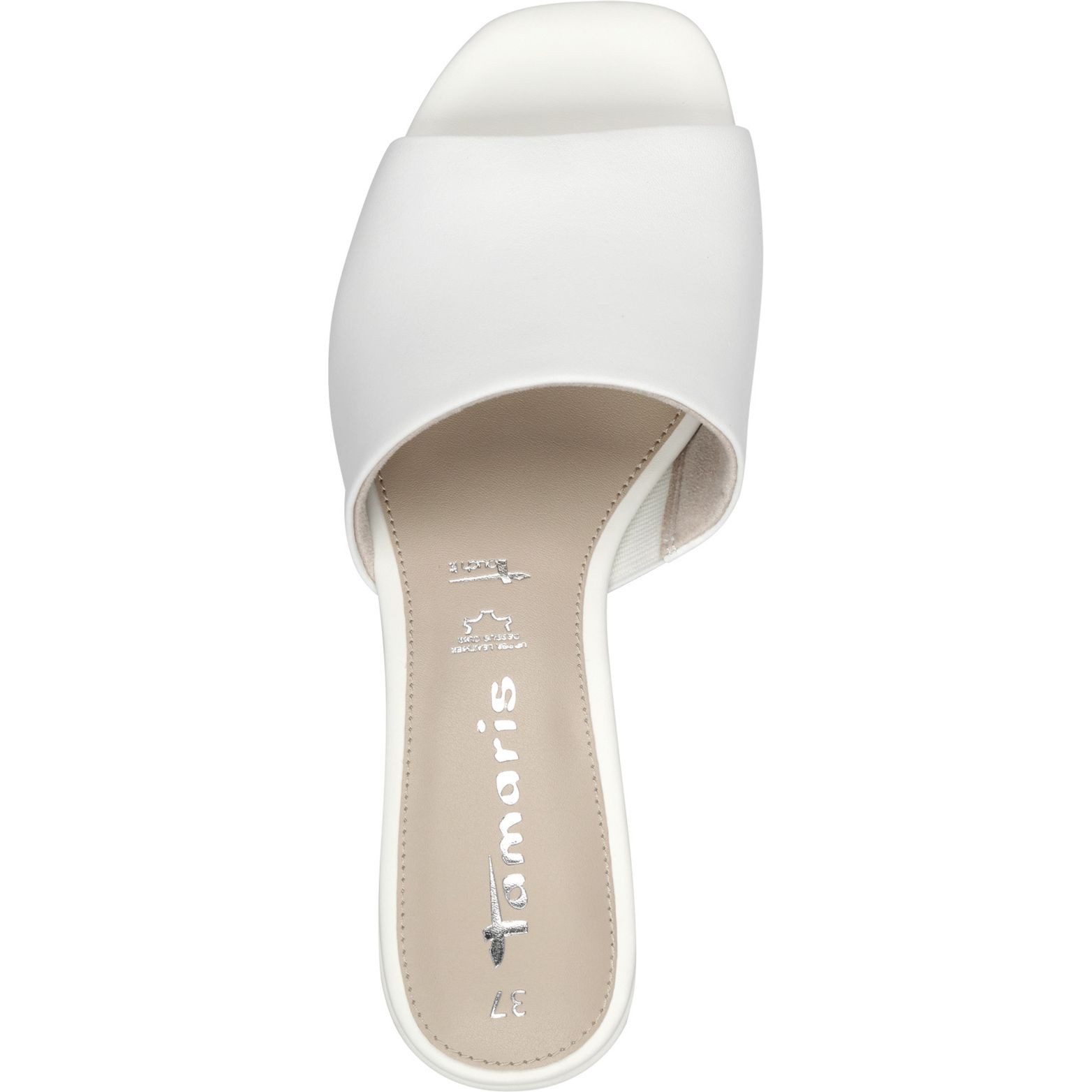 TAMARIS Klumpės moterims, Balta, Mules 4