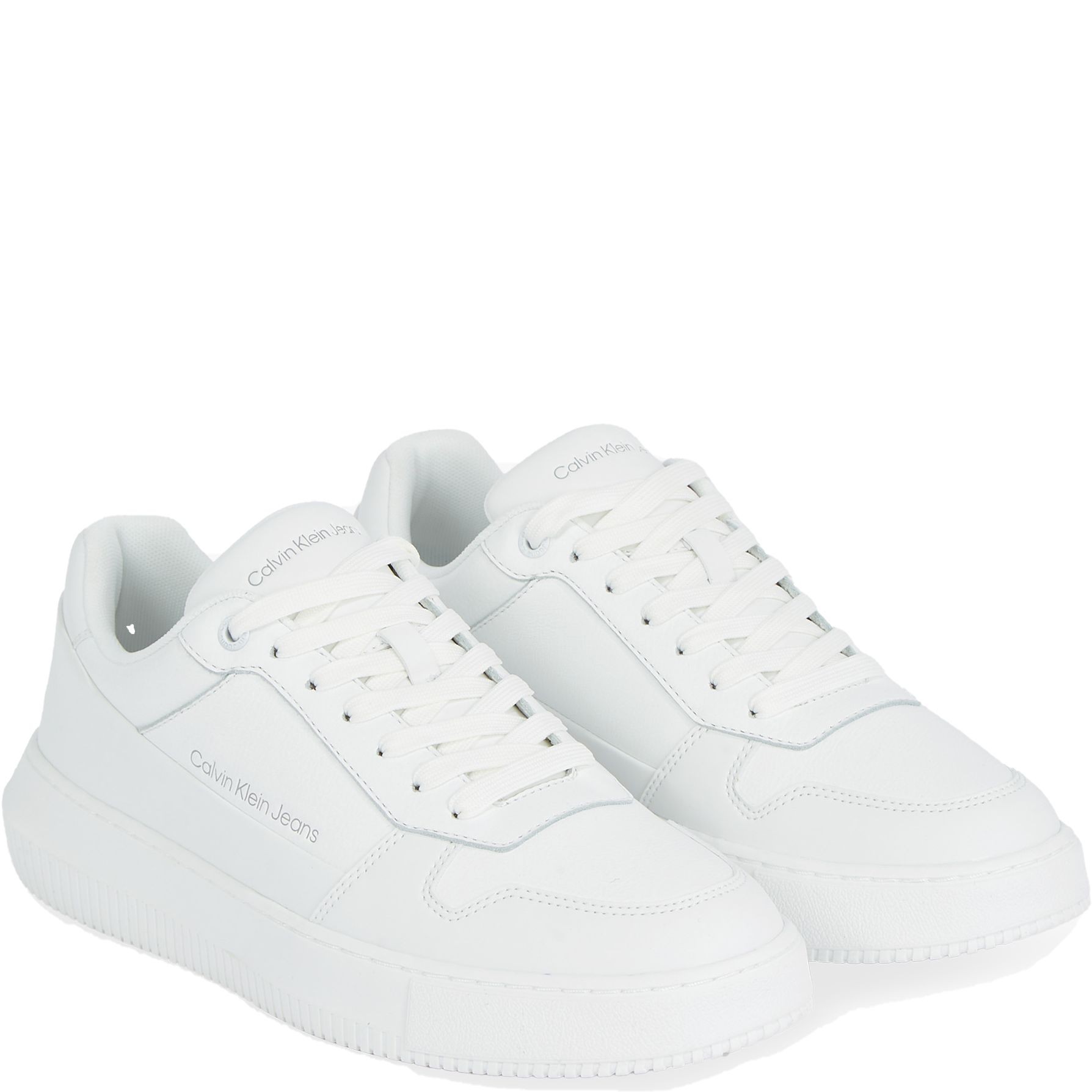 CALVIN KLEIN JEANS Laisvalaikio bateliai vyrams, Balta, Chunky cupsole low leisure 1