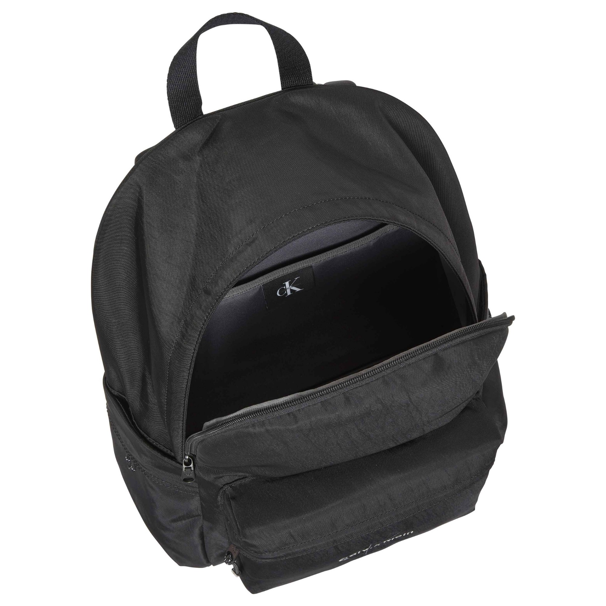 CALVIN KLEIN Kuprinė vyrams, Juoda, bold round backpack 2