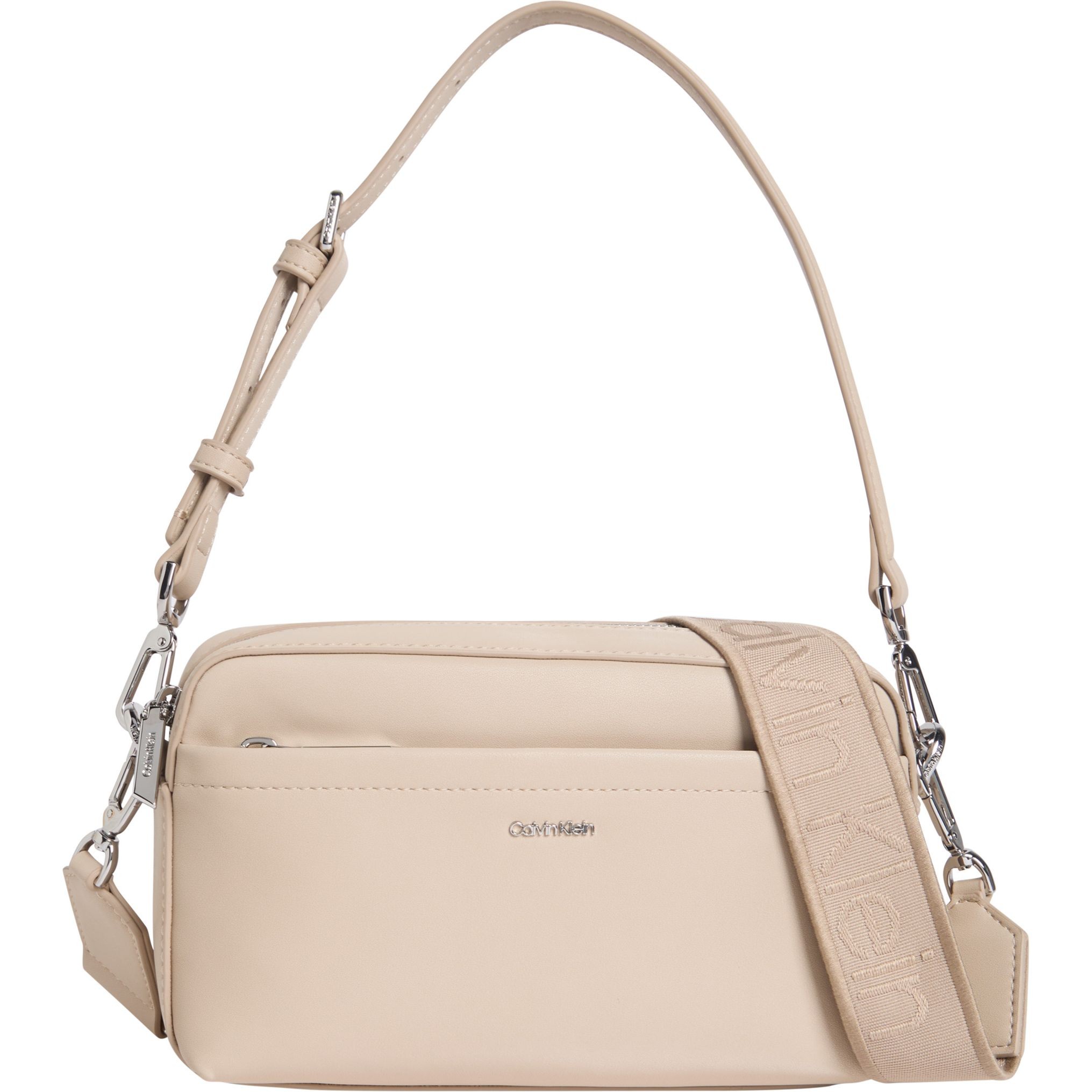 CALVIN KLEIN Rankinė per petį moterims, Kūno, Must convertible crossover 1