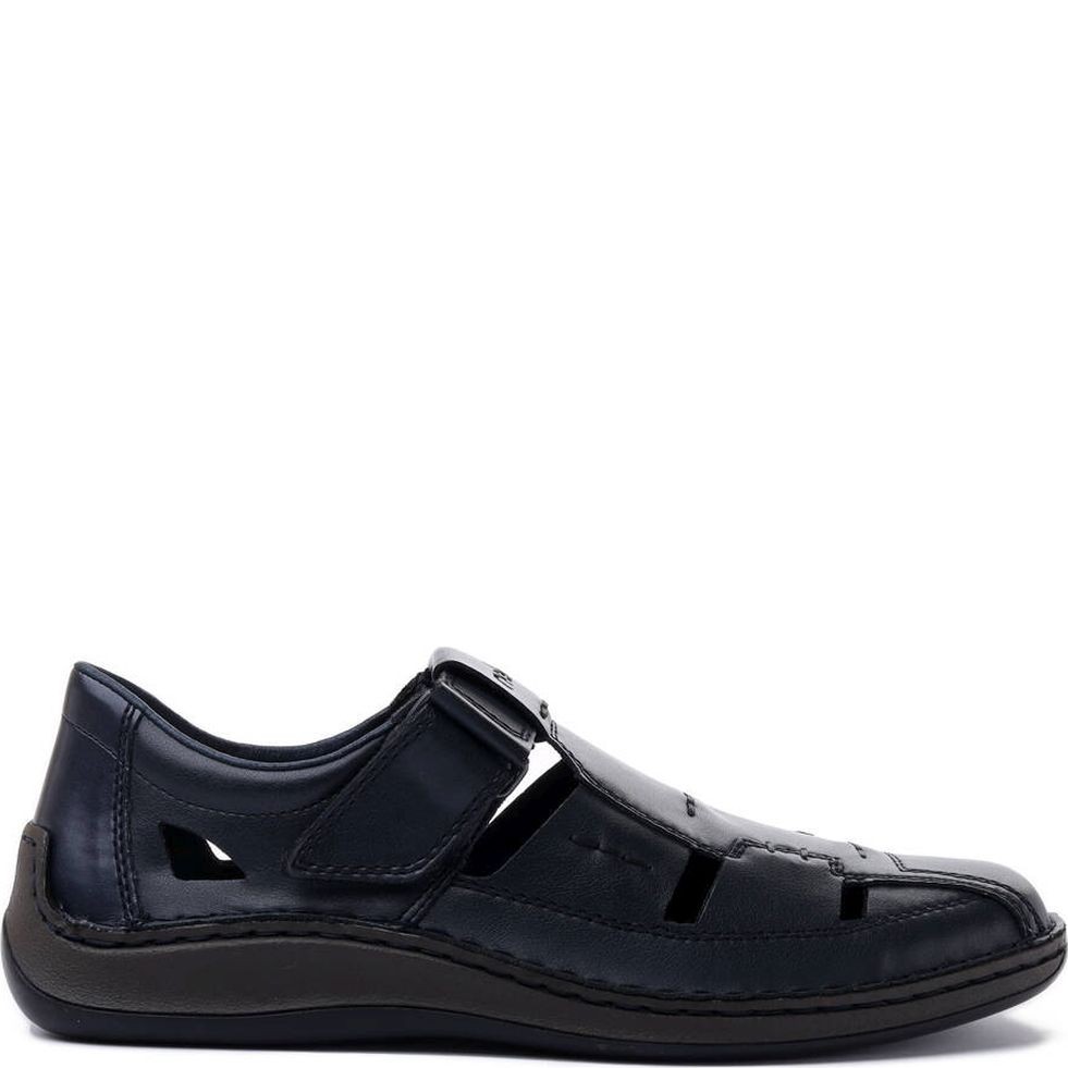 RIEKER Basutės vyrams, Mėlyna, SANDALS 2