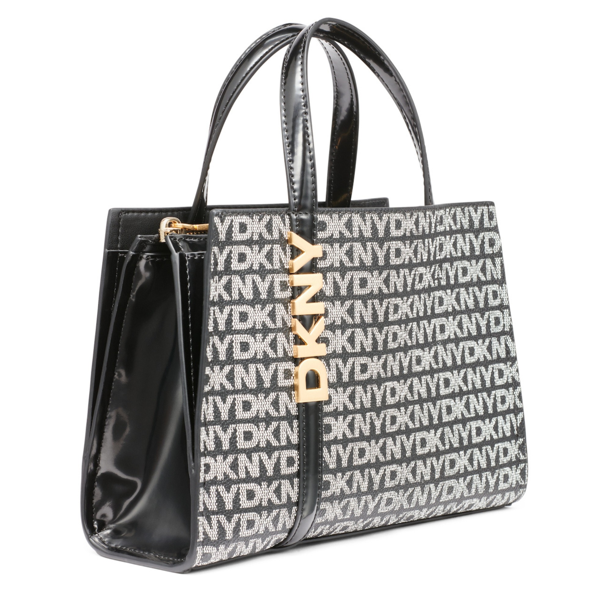DKNY Pirkinių krepšys moterims, Juoda, Avril sm satchel cro 3