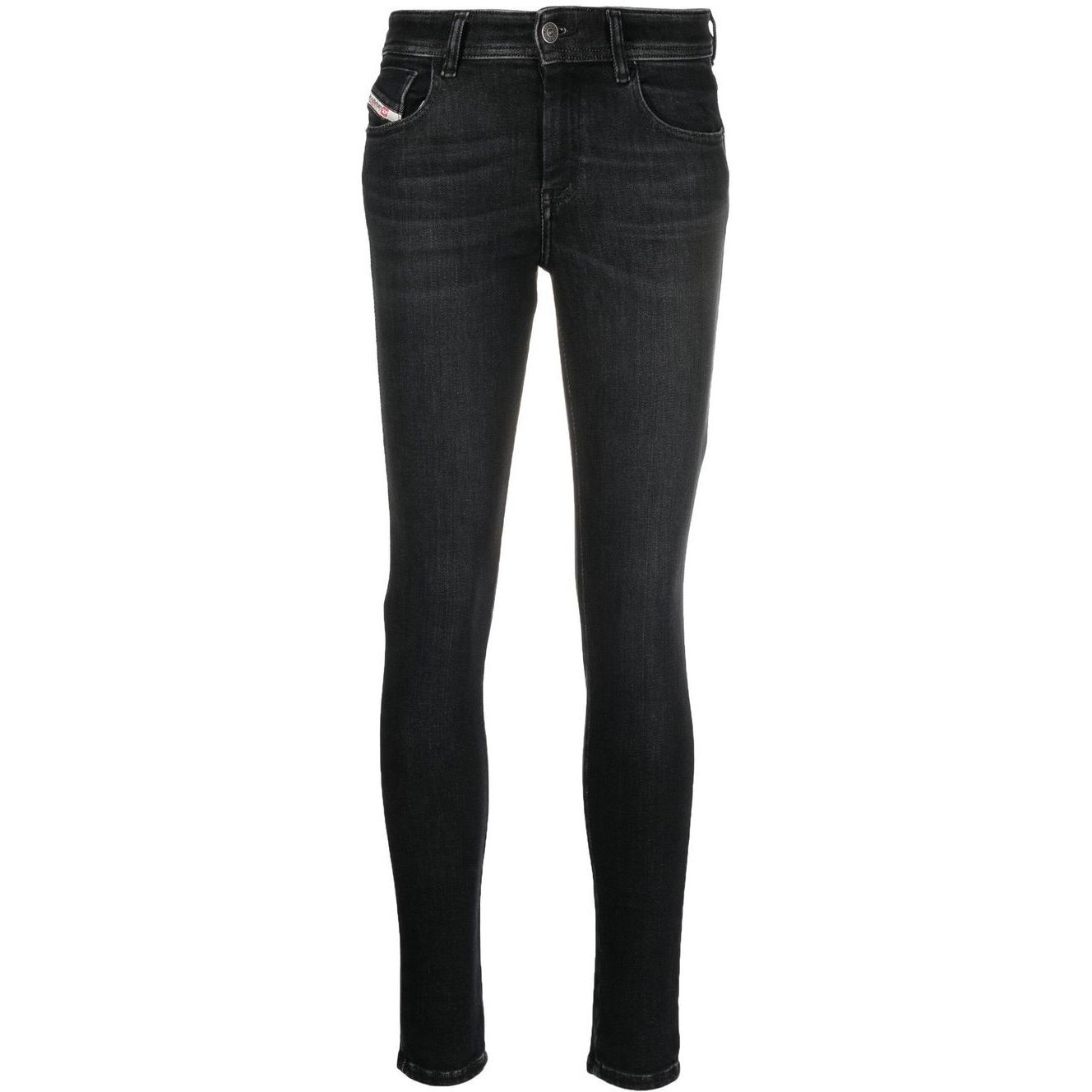 DIESEL Aptempti džinsai moterims, Juoda, 2017 slandy l.32 trousers 1