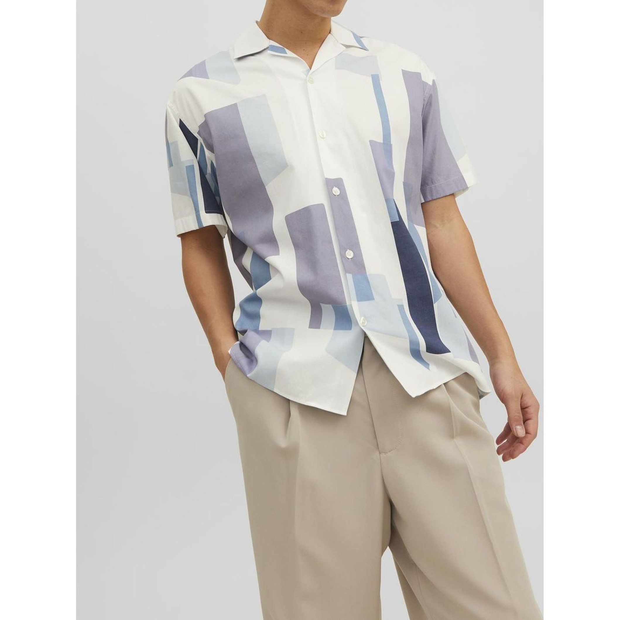 JACK & JONES Marškiniai vyrams, Mėlyna, JPRBLAMOTIVE PR 2