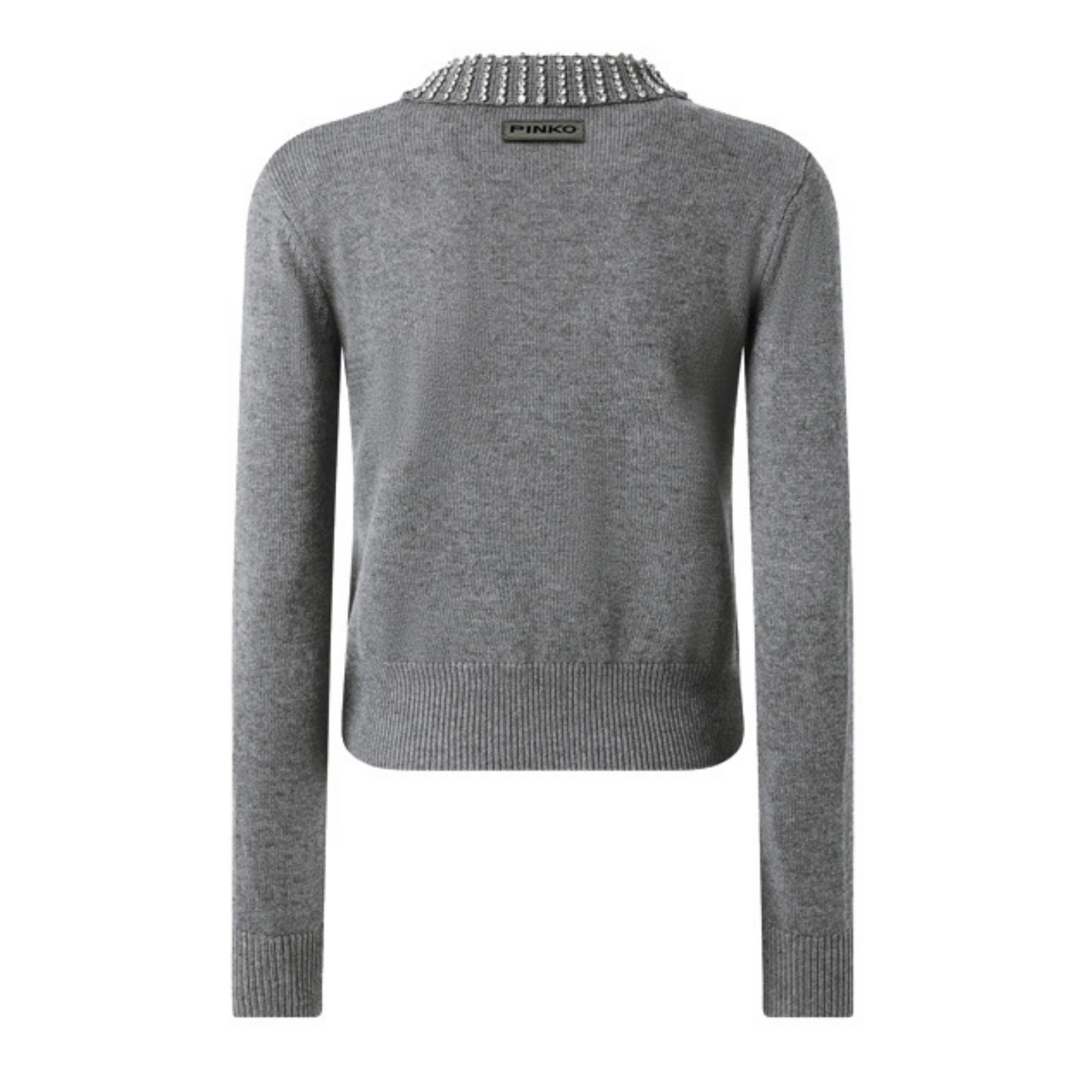 PINKO Megztinis moterims, Pilka, Ventotene sweater 2