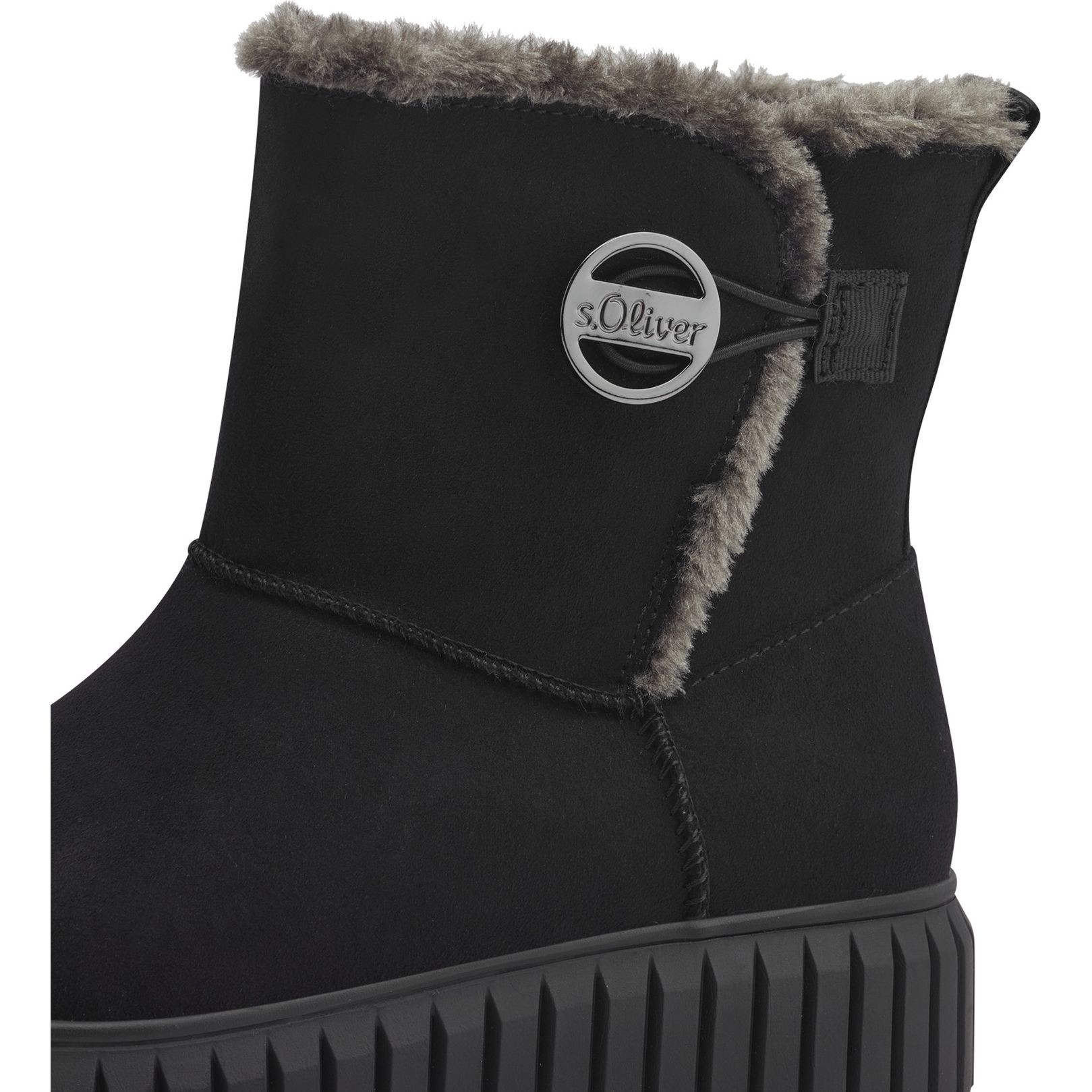 S.OLIVER Aulinukai moterims, Juoda, Booties 6