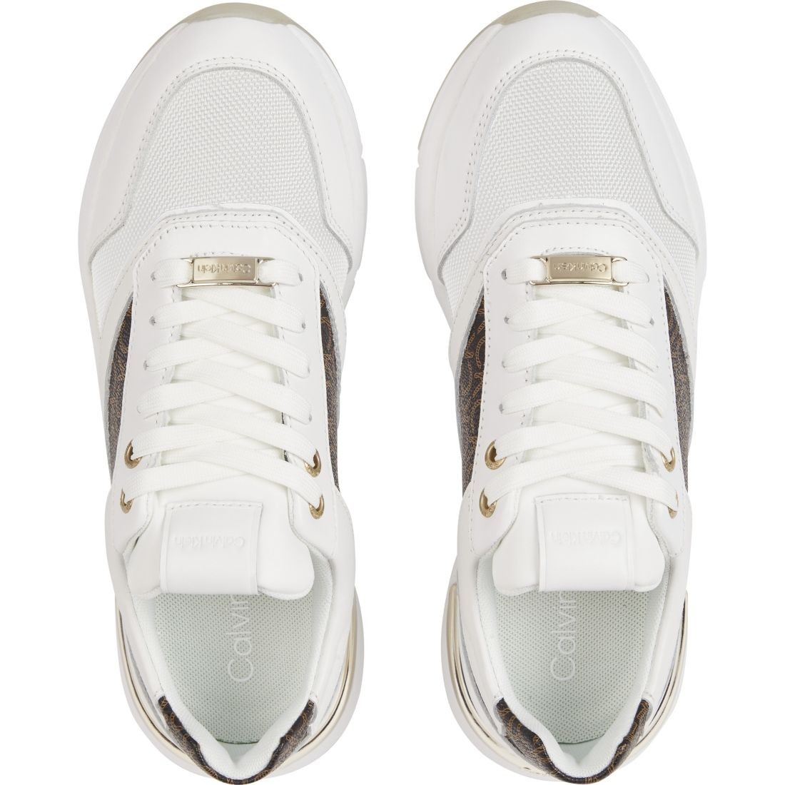 CALVIN KLEIN Sportiniai bateliai moterims, Balta, Flexi runner mono sport shoe 4