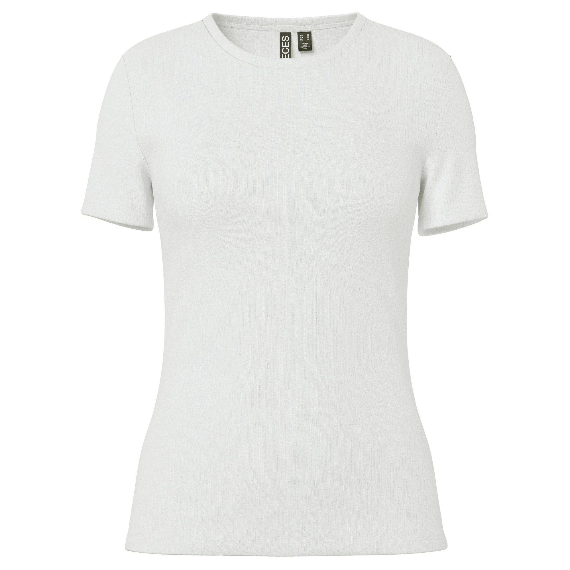 PIECES Marškinėliai moterims, Balta, Ruka 1