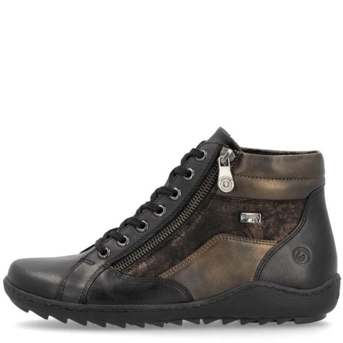 REMONTE Aulinukai moterims, Juoda, Ladies mid height boots 2