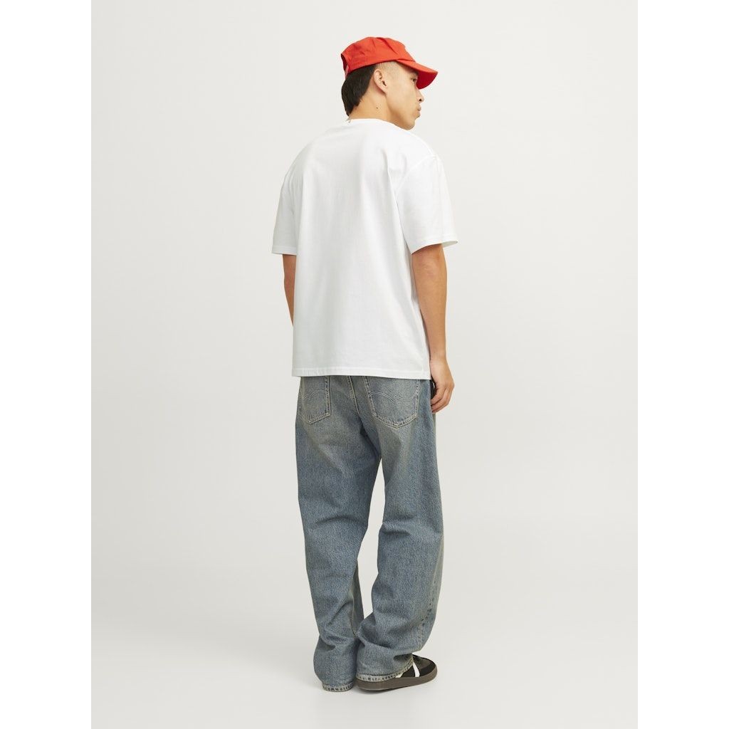 JACK & JONES Marškinėliai vyrams, Balta, Frederiks berg tee 6