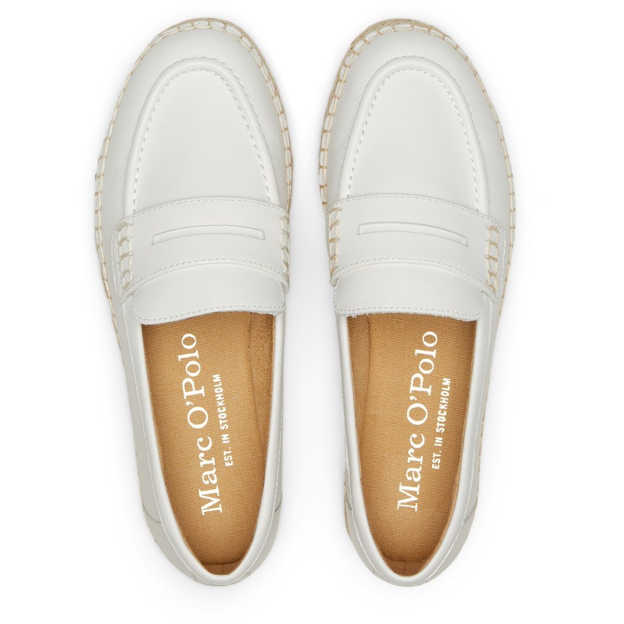 MARC O'POLO Espadrilės moterims, Balta, Gem  espadrilles 3