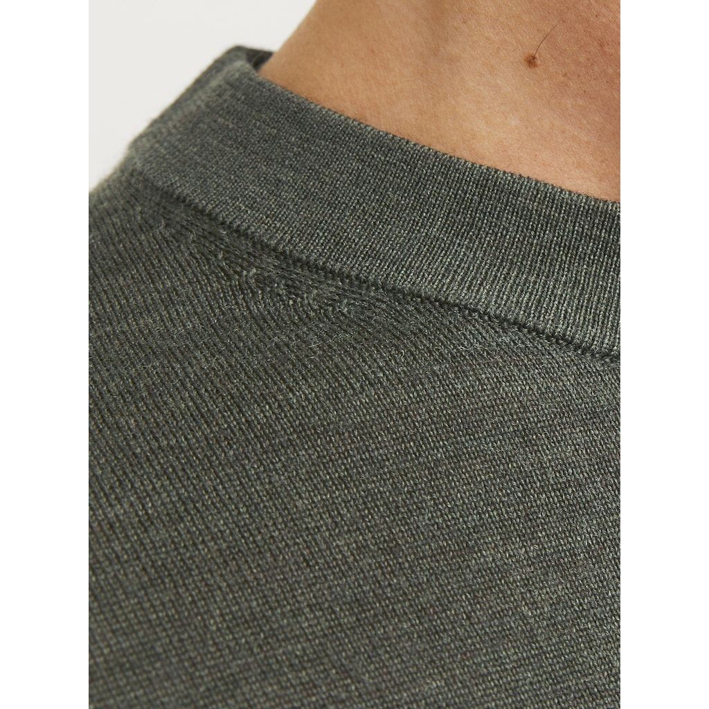 JACK & JONES Megztinis vyrams, Chaki, Merino knit crew neck 2