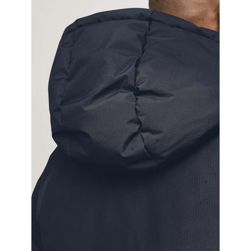 JACK & JONES Pūkinė striukė vyrams, Mėlyna, World puffer jacket 3