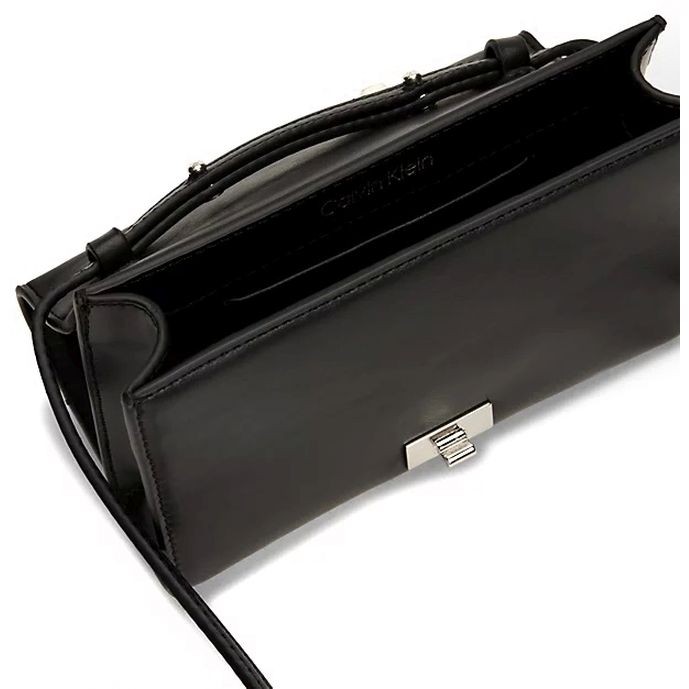 CALVIN KLEIN Rankinė per petį moterims, Juoda, Archive hardware crossbody 3